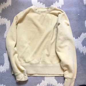Yellow crewneck